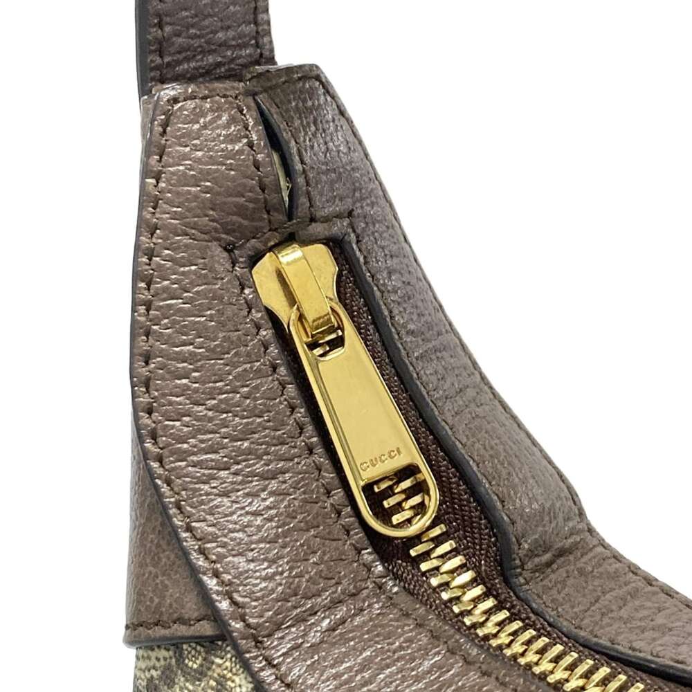 Gucci Ophidia GG Mini Bag Handbag 658551 Beige Ebony Dark Brown PVC Leather - Picture 12 of 15